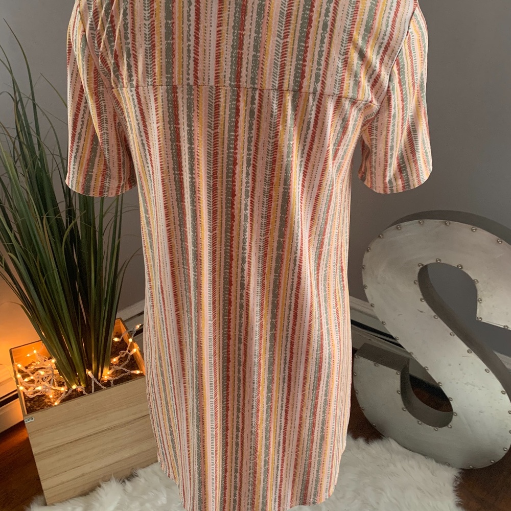 Bcbgeneration Multi-Colored Swing Dress - Size M - image 3